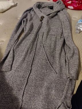 Derek Heart Maternity Grey Sweater Dress Size S